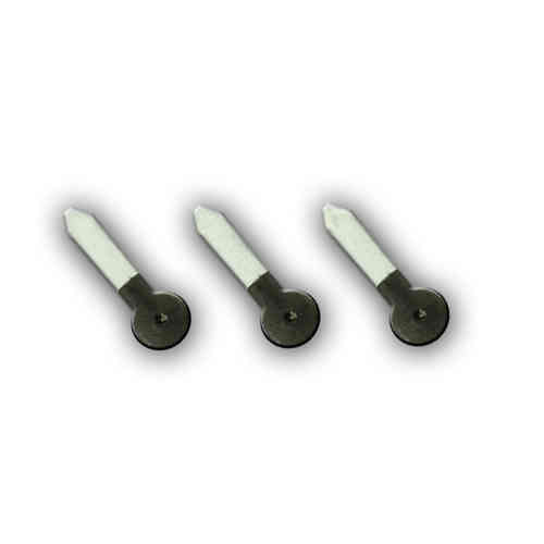 L= 3.5mm, small chronograph hands, black with white end