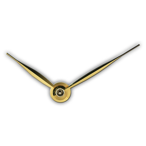 L=12.5mm, Hour and Minutehand, gold plated