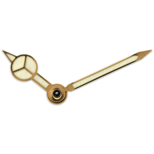 L=11.0mm, Hour and Minutehand, gold plated with green Luminus